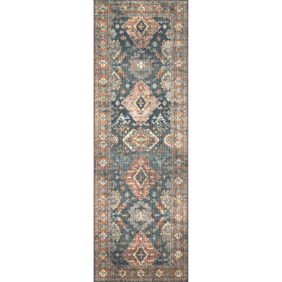 Skye Rug 10 | Sea/Rust