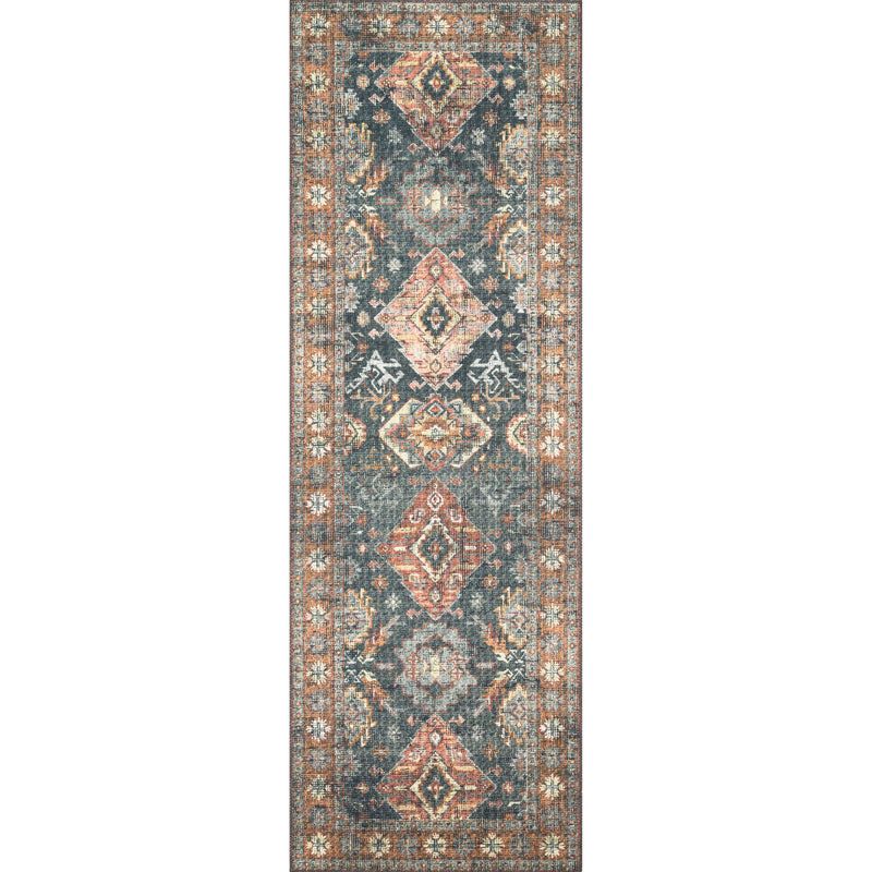 Skye Rug 10 | Sea/Rust