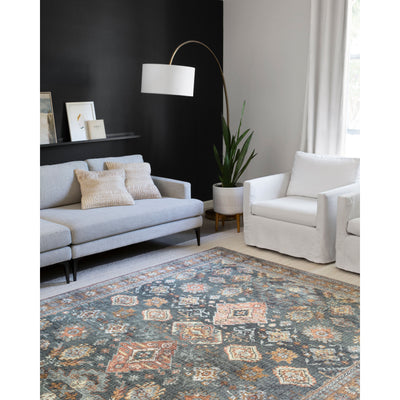 Skye Rug 10 | Sea/Rust