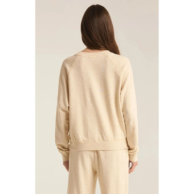 Saldana French Terry Sweatshirt | Oatmeal Heather