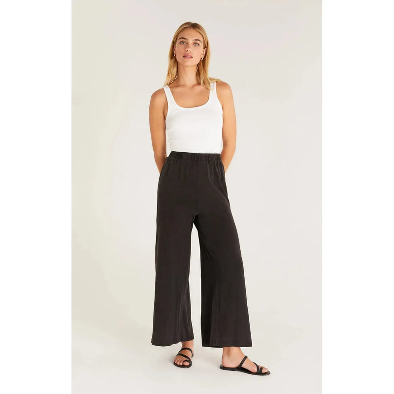 Scout Jersey Flare Pocket Pant | Black