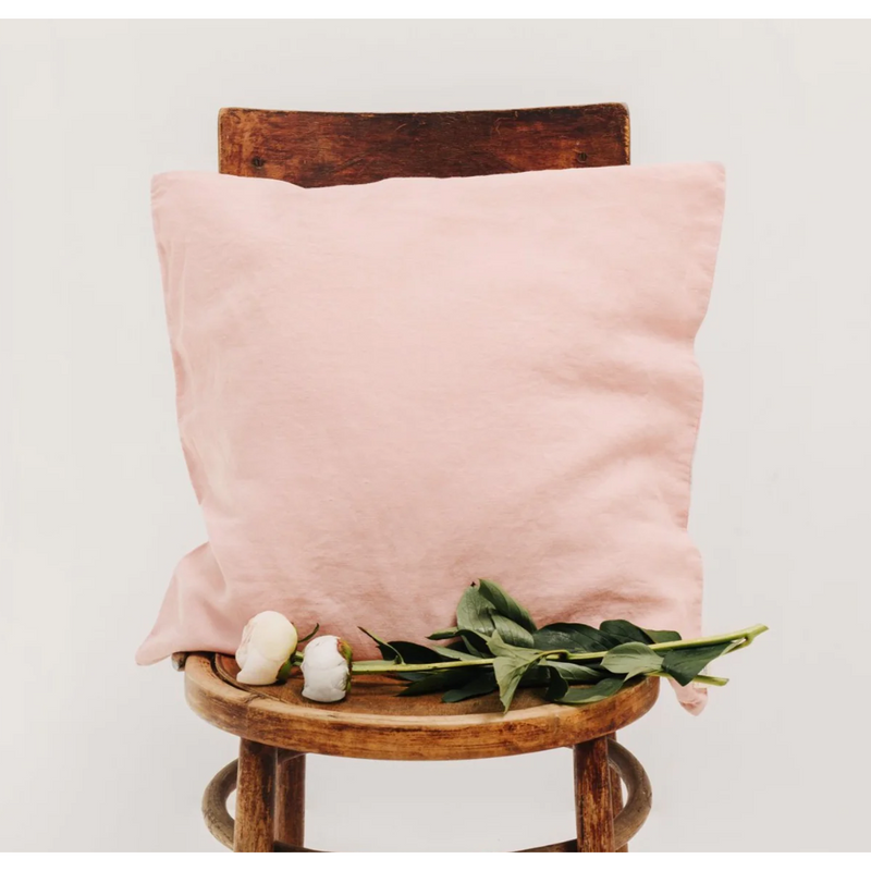 Linen 20" x 20" Pillow | Misty Rose