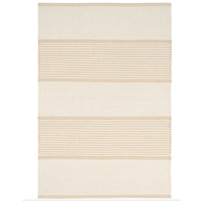 La Mirada Wheat Handwoven Cotton Rug