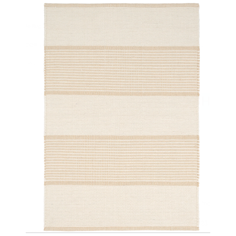 La Mirada Wheat Handwoven Cotton Rug