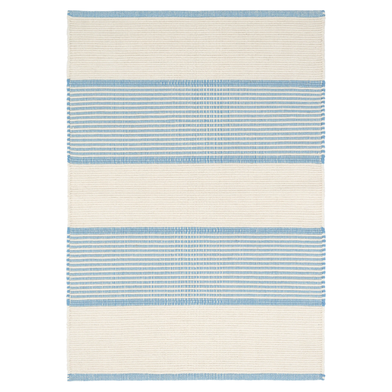 La Mirada Asiatic Blue Handwoven Cotton Rug