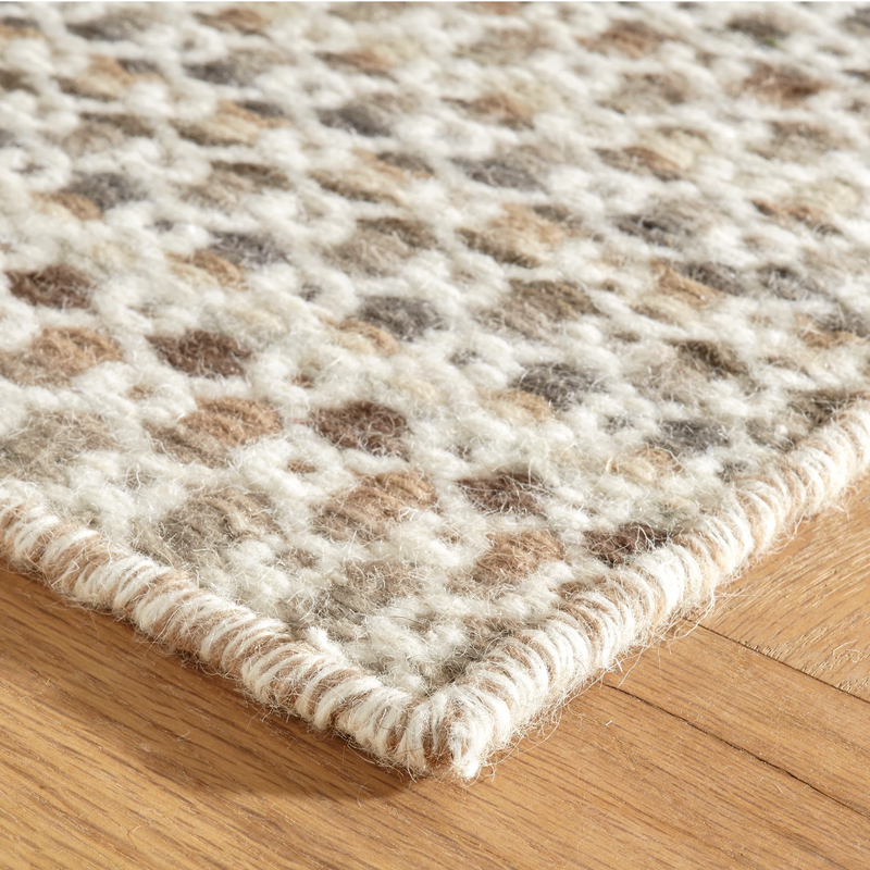 Poppy Natural Handwoven Wool Rug