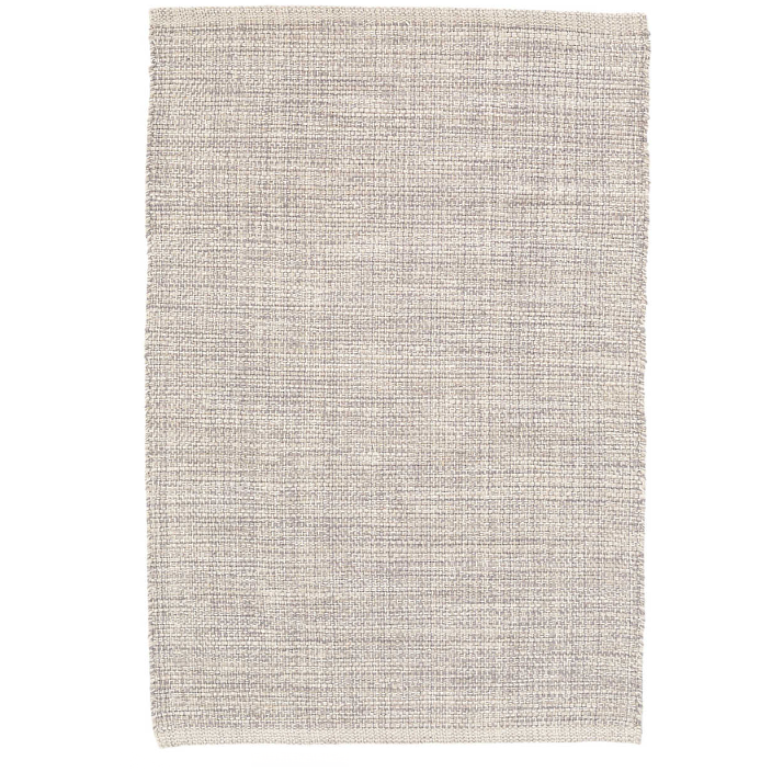 Marled Grey Woven Cotton Rug | 6&
