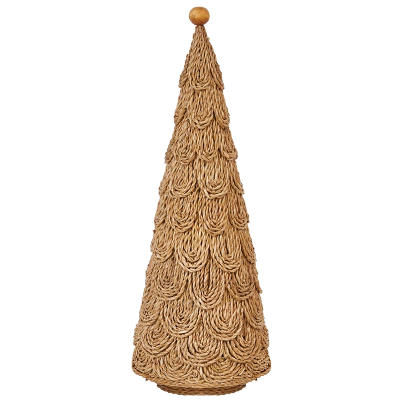 Hand-Woven Cone Tree