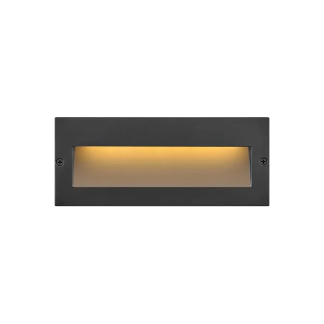 Taper 8" Outdoor Step and Deck Sconce | Horizontal