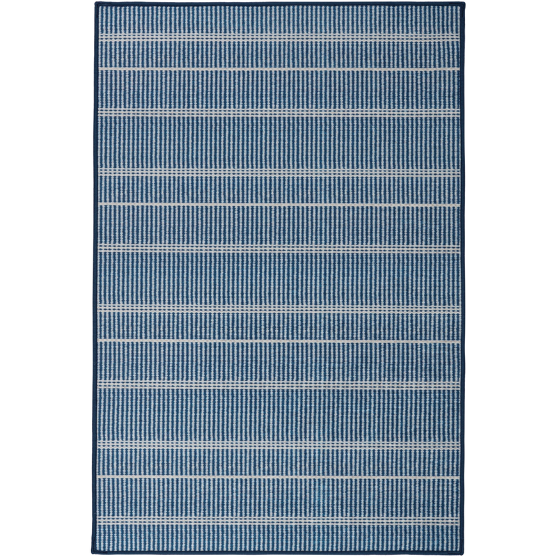 Samson Blue Machine Washable Rug