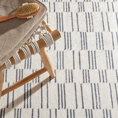 Leni Oatmeal Machine Washable Rug