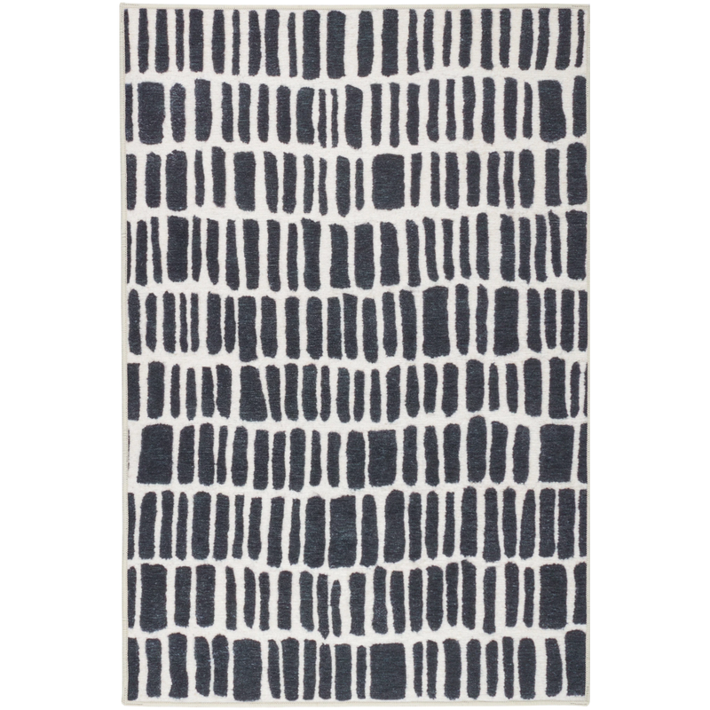 Roark Charcoal Machine Washable Rug