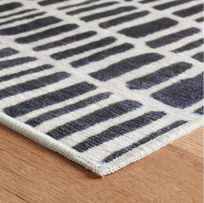 Roark Charcoal Machine Washable Rug