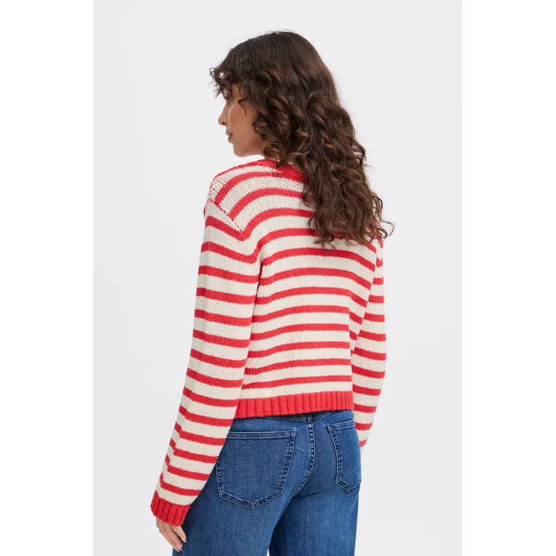 Belinda Cardigan | Poinsettia mix