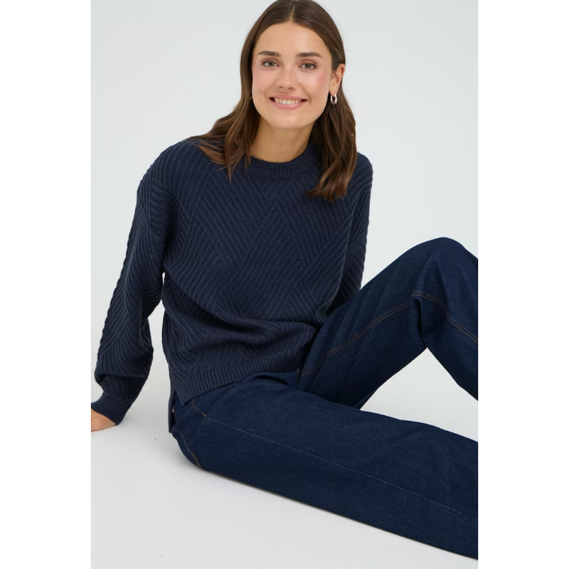 Kalikka Sweater | Navy Blazer Mix