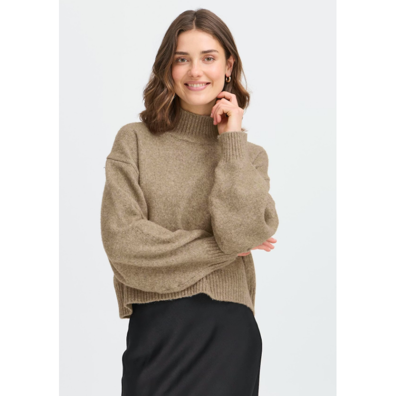 Gigi Sweater | Moon Rock Melange