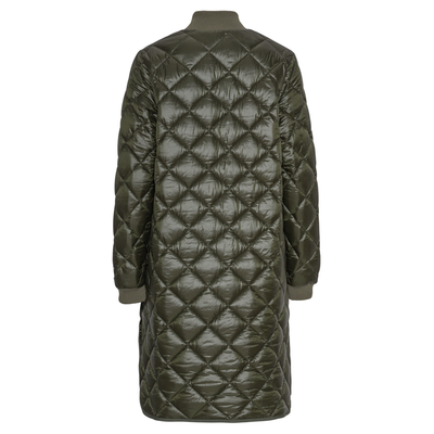 Quilted Jacket | Pearl Deep Olive