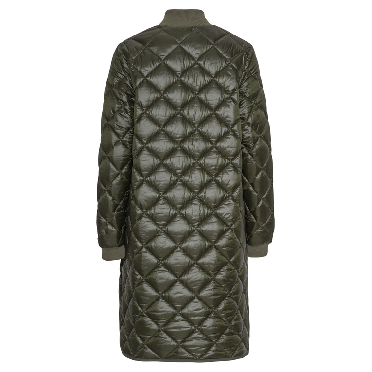 Quilted Jacket | Pearl Deep Olive