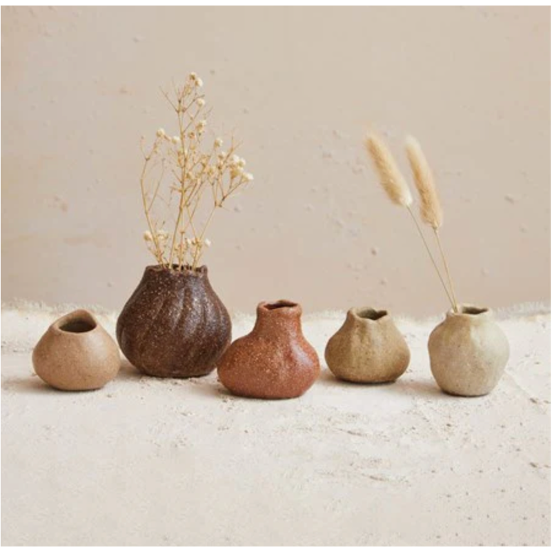 Stoneware Organic Shaped Vase