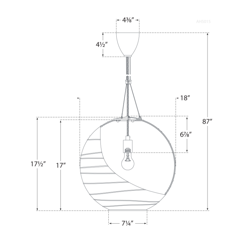 Hailey Round Pendant