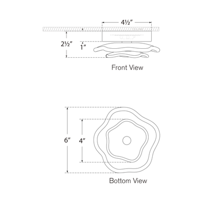 Leighton 6" LED Layered Flush Mount