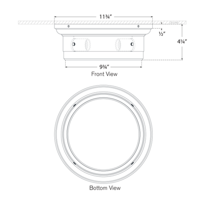 Siena Small Flush Mount