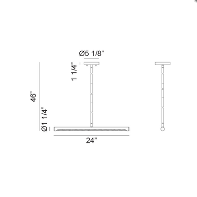 Novelle 1-Light Linear Pendant