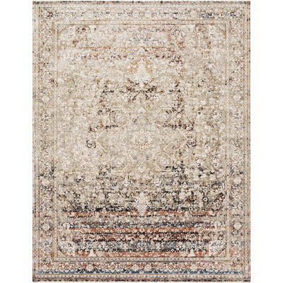 Theia Rug 05 | Taupe/Brick
