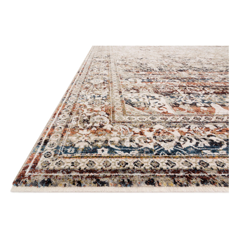 Theia Rug 05 | Taupe/Brick