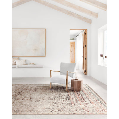 Theia Rug 05 | Taupe/Brick