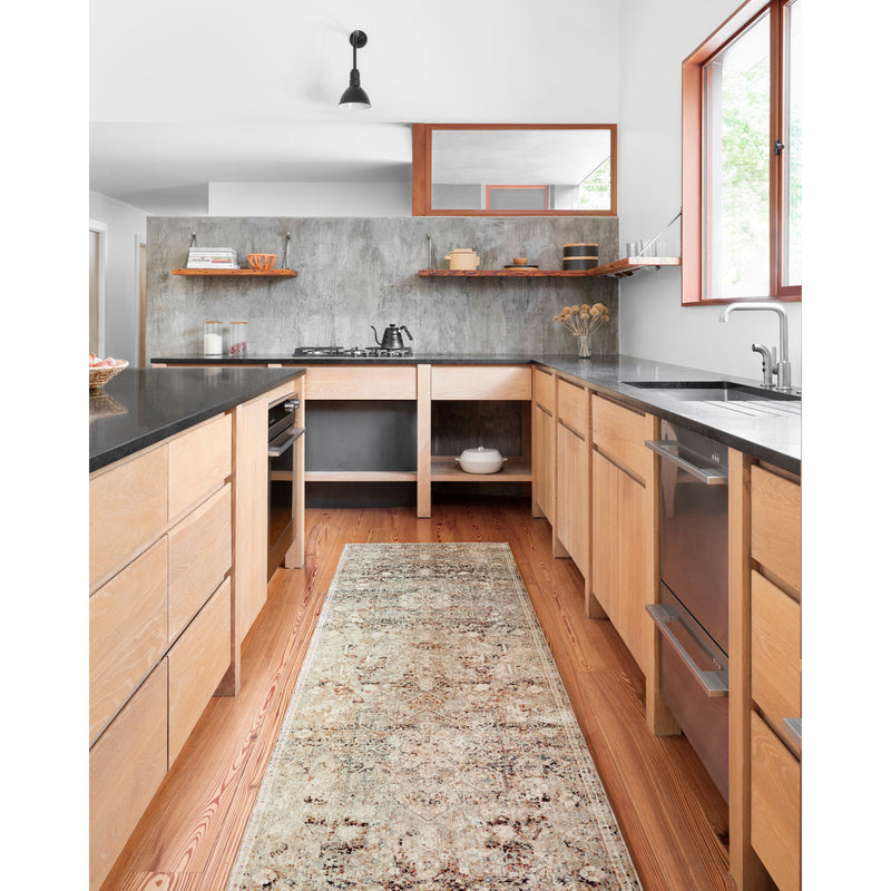 Theia Rug 05 | Taupe/Brick