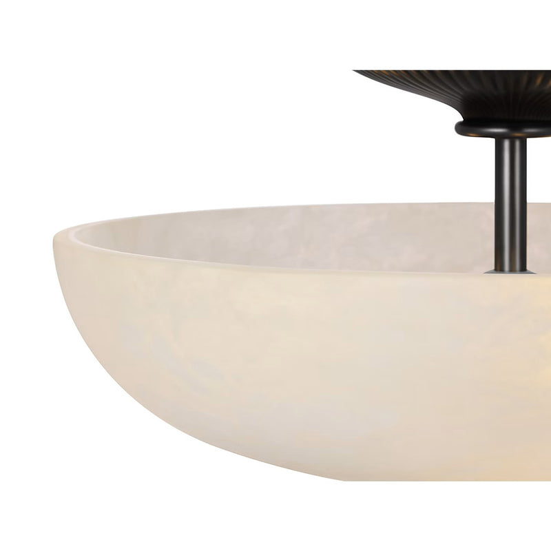 Pascal 14" Bowl Semi-Flush Mount