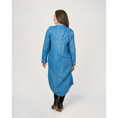 Miriam Shirt Dress | Indigo