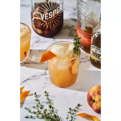 Cocktail | Bourbon Peach Smash