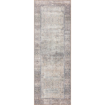 Wynter Rug 03 | Silver / Charcoal