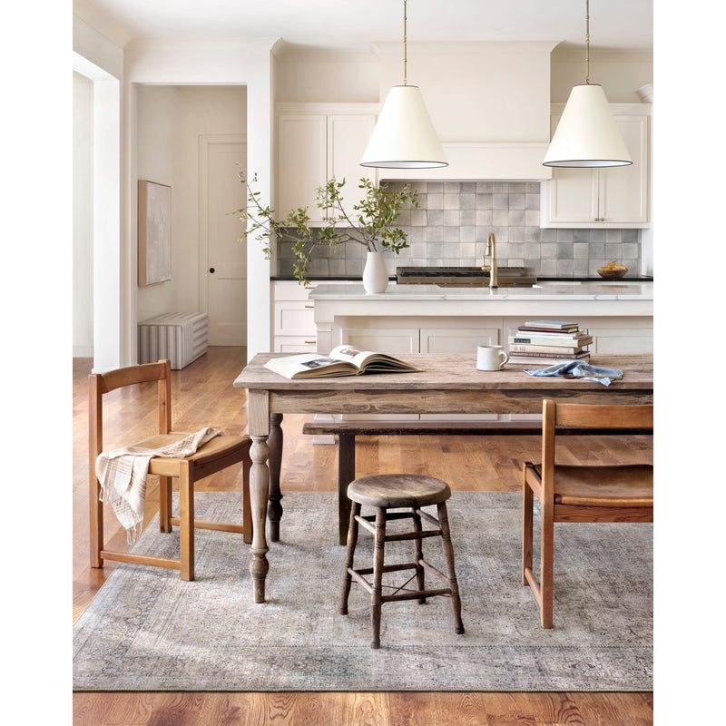 Wynter Rug 03 | Silver / Charcoal