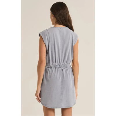 Paxton Knit Denim Dress | Washed Indigo