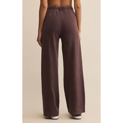 Hunter Knit Denim Pant | Chocolate Cherry