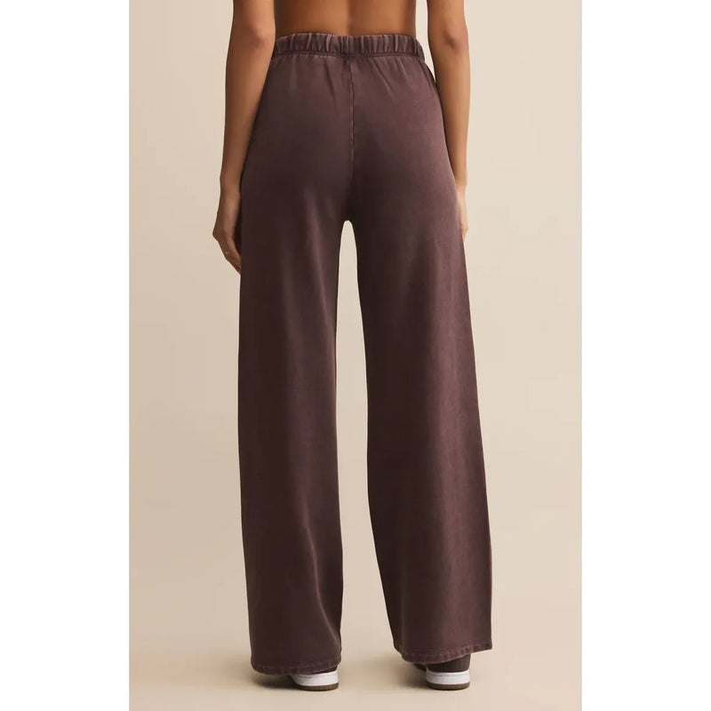 Hunter Knit Denim Pant | Chocolate Cherry