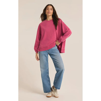 Modern Weekender Sweatshirt | Cactus Flower