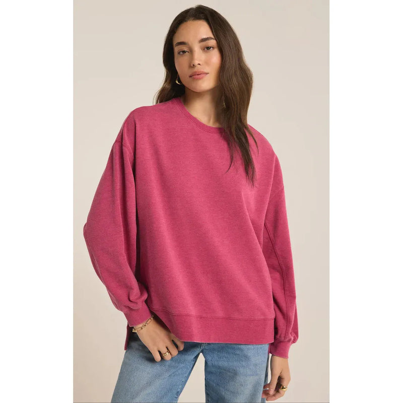 Modern Weekender Sweatshirt | Cactus Flower