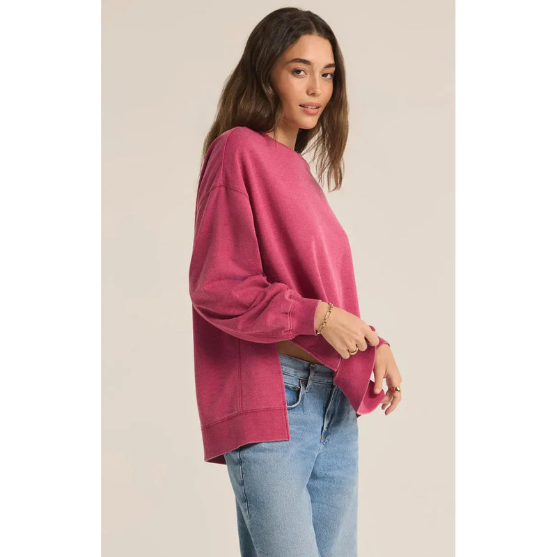 Modern Weekender Sweatshirt | Cactus Flower