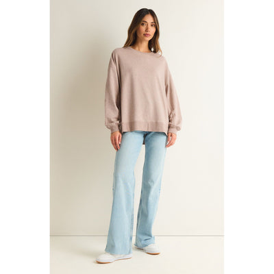 Modern Weekender Sweatshirt | Latte