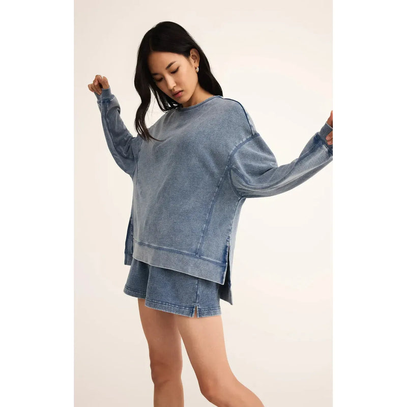 Modern Weekender Sweatshirt | Medium Indigo