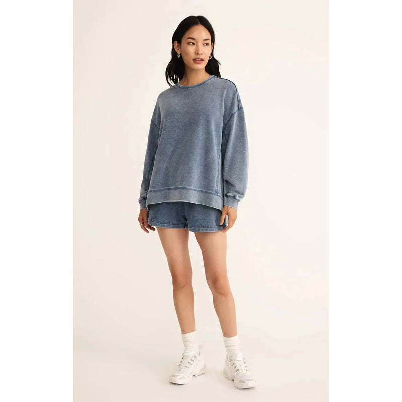 Modern Weekender Sweatshirt | Medium Indigo