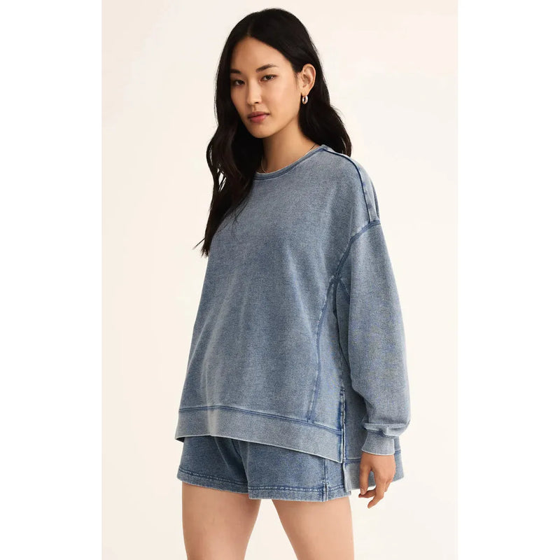 Modern Weekender Sweatshirt | Medium Indigo