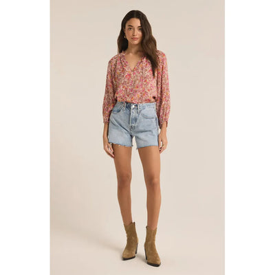 Carine Lima Floral Top | Cactus Flower