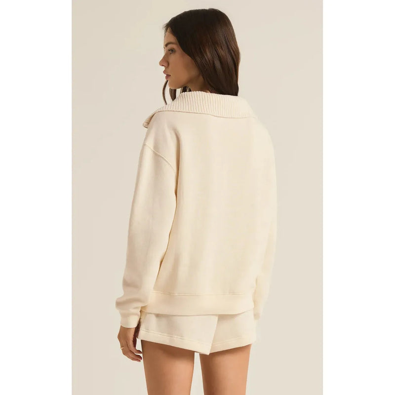 Sonata Fleece Sweatshirt | Sea Salt