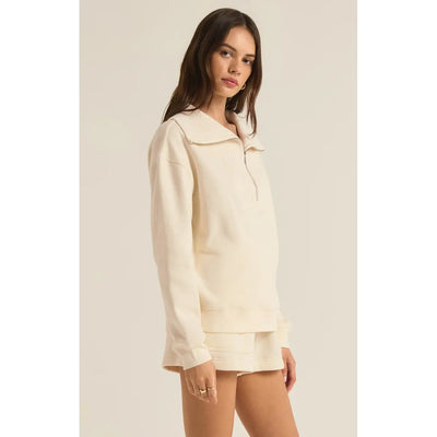 Sonata Fleece Sweatshirt | Sea Salt