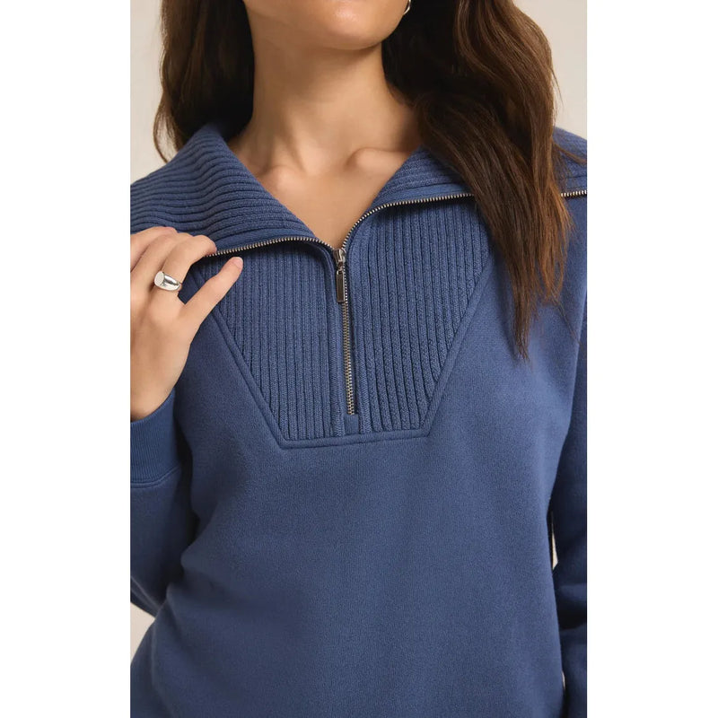 Sonata Fleece Sweatshirt | True Navy